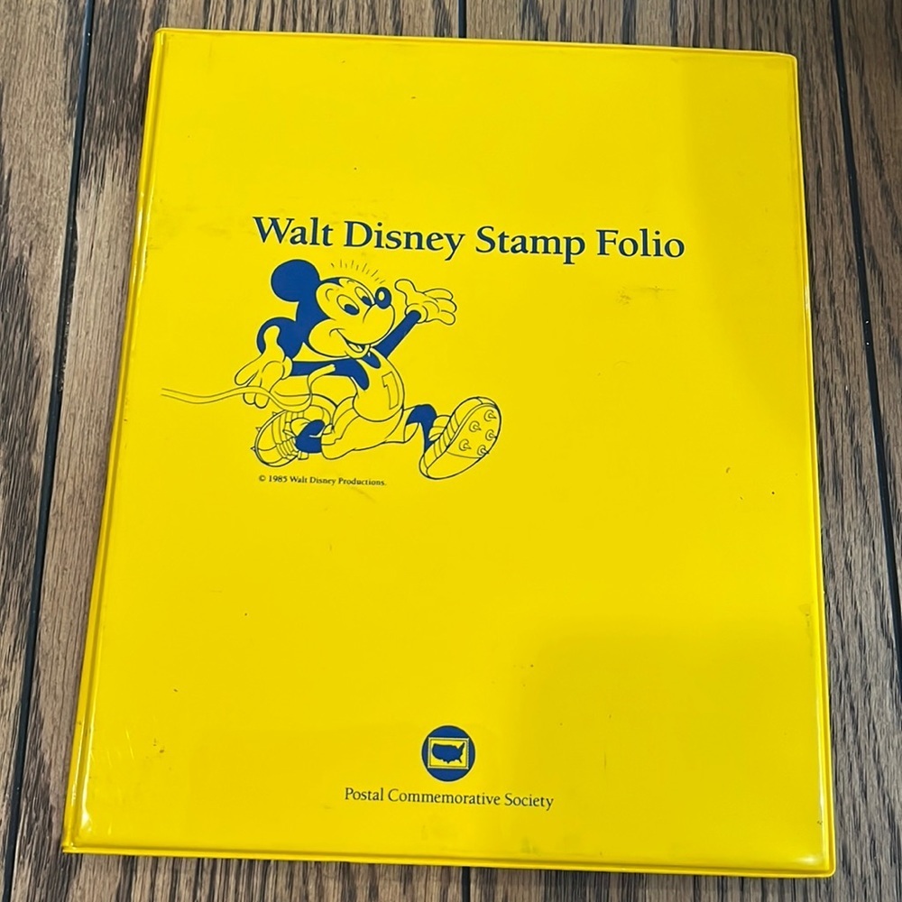 Vintage Walt Disney Stamp folio